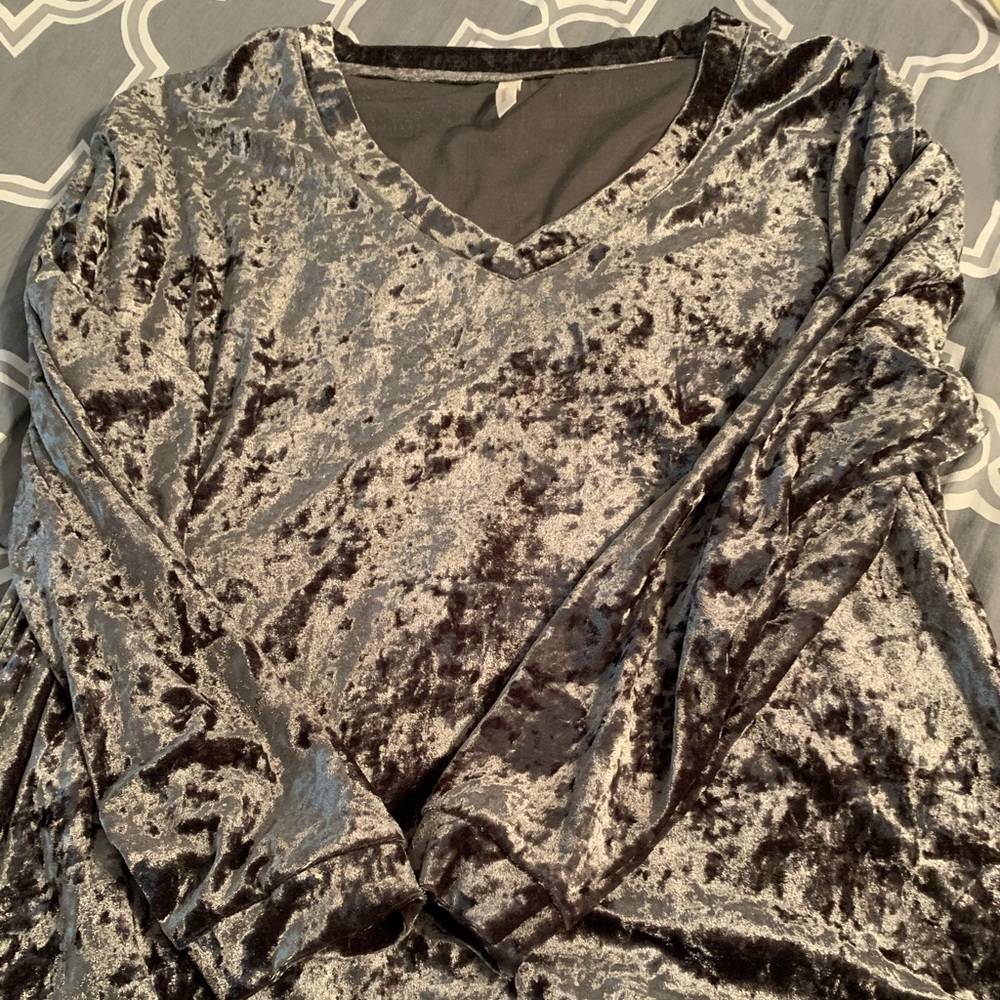Velour top